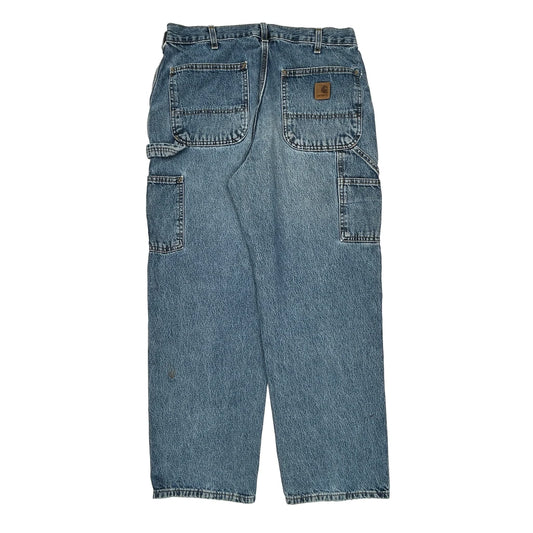 Carhartt Carpenter Jeans - 32W 30L Blue Cotton