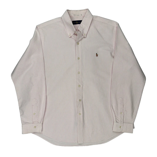 Ralph Lauren Striped Shirt - XL Pink Cotton