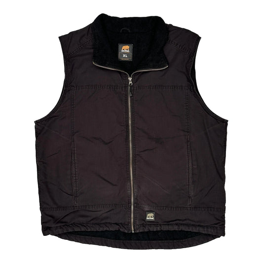 Vintage Berne Gilet - XL Black Polyester