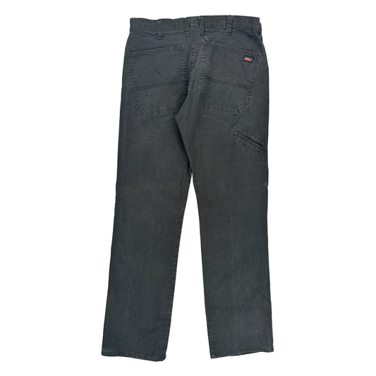 Dickies Trousers - 32W 32L Black Cotton Blend