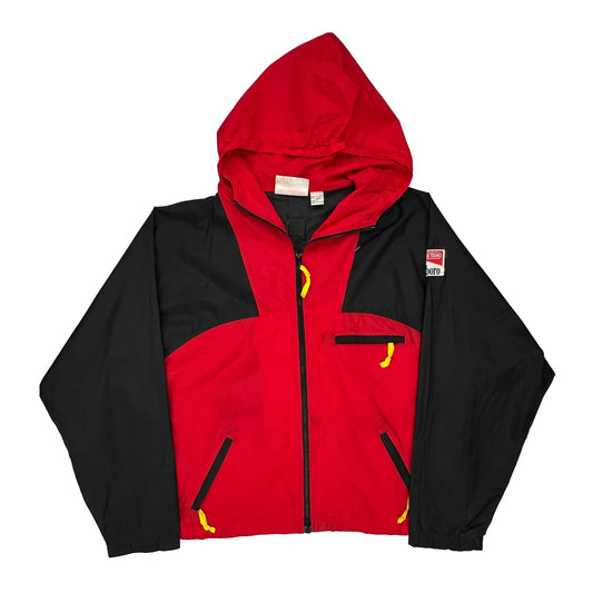 Marlboro Windbreaker - Large Red Nylon