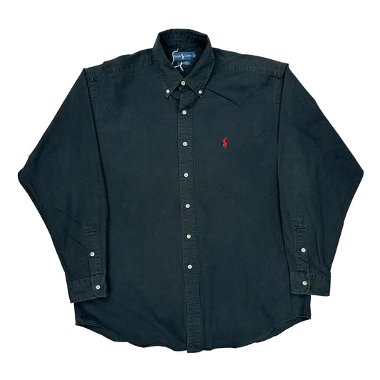 Ralph Lauren Shirt - Large Black Cotton