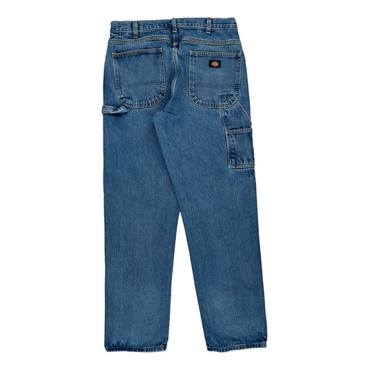 Dickies Carpenter Jeans - 34W 33L Blue Cotton