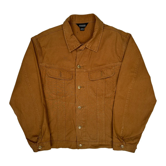 Dakota Type 3 Trucker Canvas Jacket - XL Brown Cotton