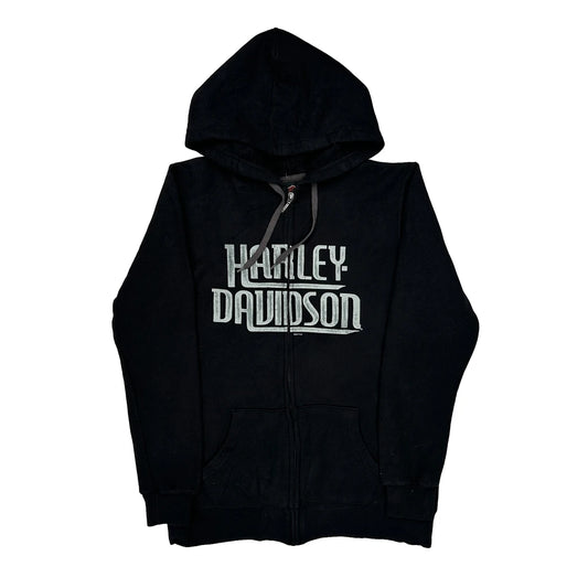 Barnett Harley-Davidson El Paso, Texas Harley Davidson Graphic Hoodie - Medium Black Cotton Blend