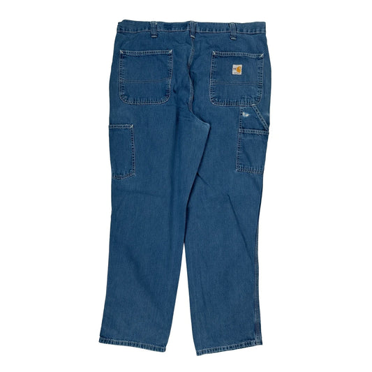 Carhartt Carpenter Jeans - 36W 32L Blue Cotton