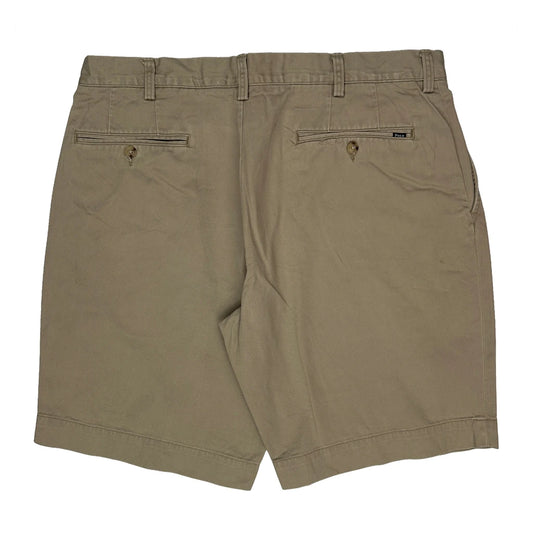 Vintage Polo By Ralph Lauren Chino Shorts - 36W 11L Beige Cotton