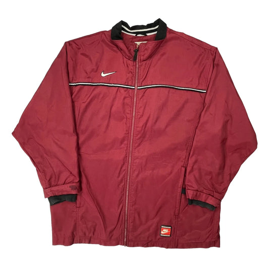 Vintage Nike Track Jacket - XL Red Polyester