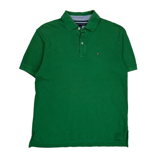 Tommy Hilfiger Polo Shirt - Medium Green Cotton