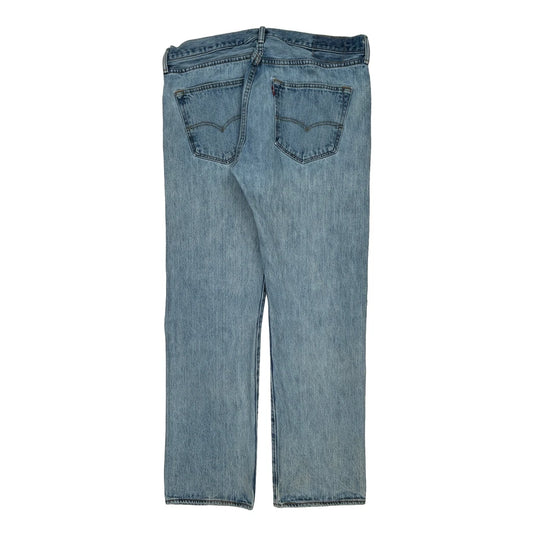 501 Levis Jeans - 36W 32L Light Wash Cotton