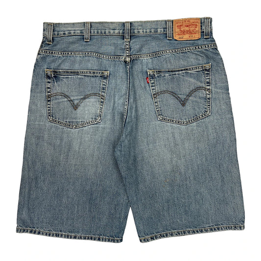 Levis Denim Shorts - 40W 10L Blue Denim