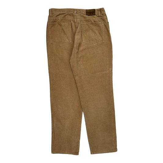 Calvin Klein Jeans Cord Trousers - 32″ Waist Brown Cotton