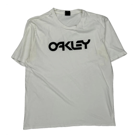Oakley T-Shirt - XL White Cotton