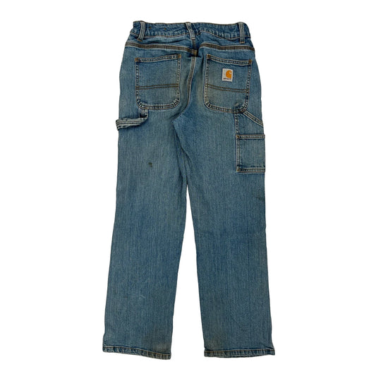 Carhartt Carpenter Jeans - 26W UK 6 Blue Cotton Blend