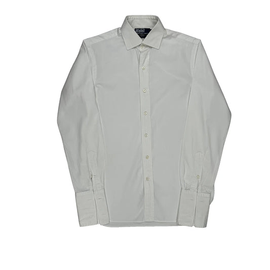 Polo By Ralph Lauren Shirt - Medium White Cotton