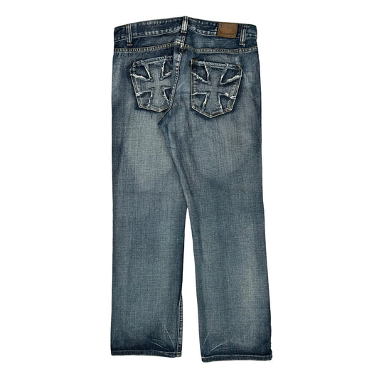 Y2K Jeans - 36W 32L Blue Denim