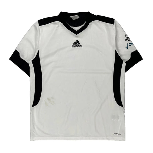 Adidas Football Shirt - XL White Polyester