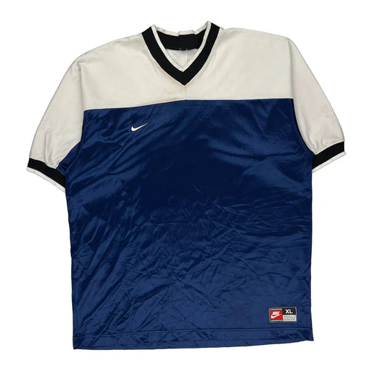 Vintage Nike Jersey - XL Blue Polyester