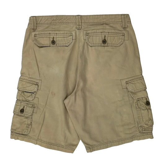 Lee Cargo Shorts - 32W 10L Beige Cotton