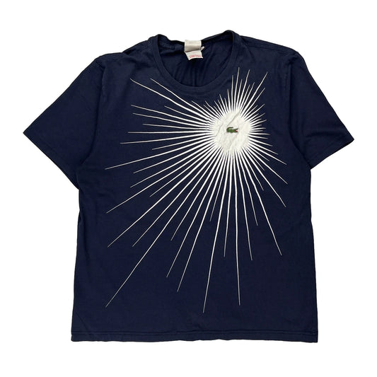 Lacoste T-Shirt - 2XL Navy Cotton