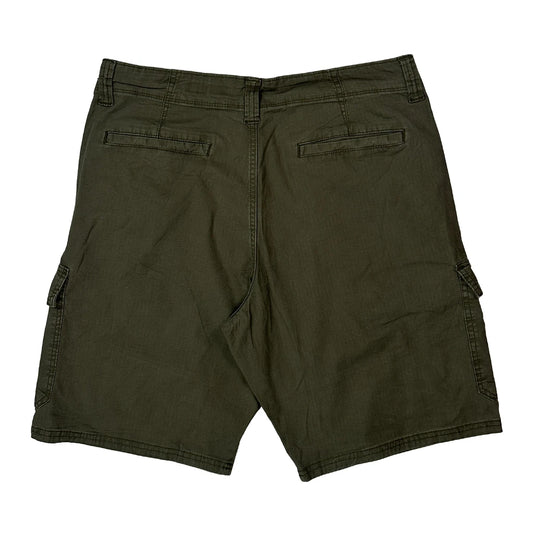 Vintage Wrangler Cargo Shorts - 32W 10L Green Cotton