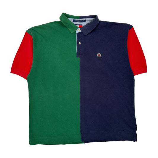 Tommy Hilfiger Polo Shirt - XL Green Cotton