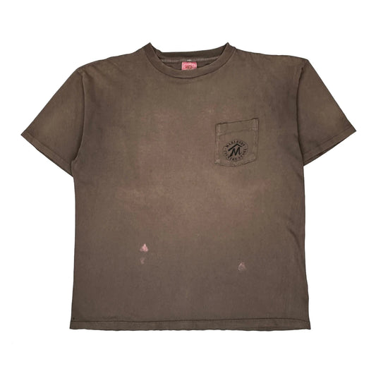 Cowboy Marlboro Graphic T-Shirt - XL Brown Cotton