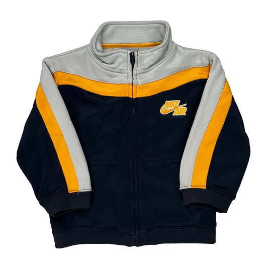 Age 2 Nike Striped Track Jacket - XS Navy Polyester