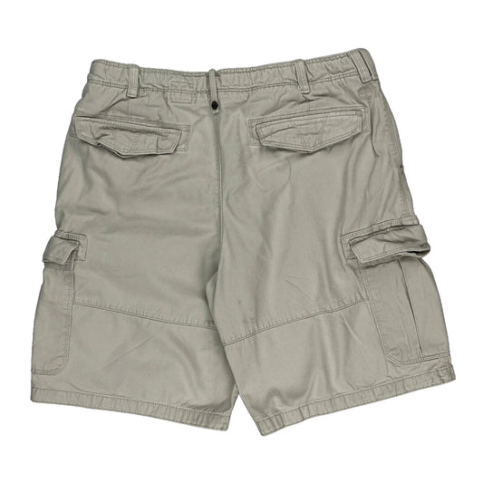 Timberland Cargo Shorts - 36W 11L White Cotton