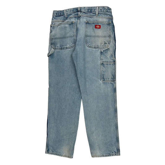Dickies Carpenter Jeans - 34W 32L Light Wash Cotton