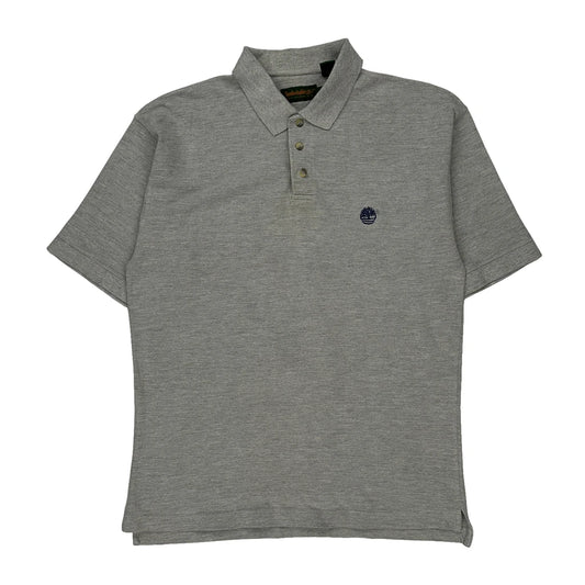 Timberland Polo Shirt - XL Grey Cotton