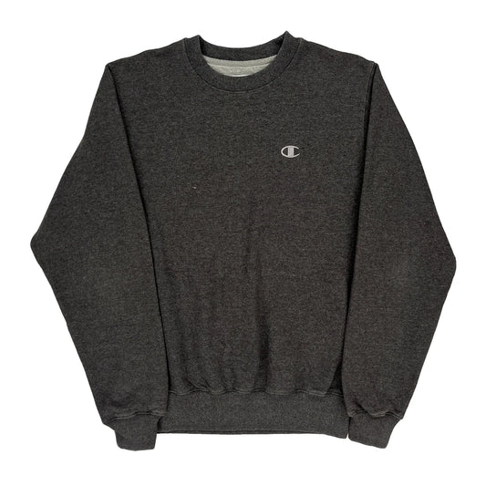 Champion Sweatshirt - Small Grey Cotton Blend