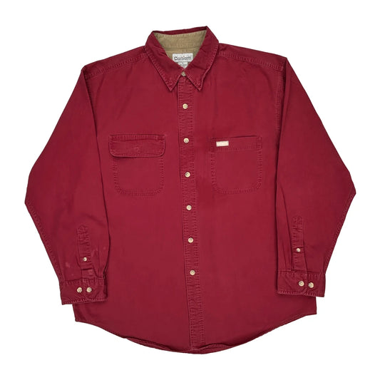 Carhartt Shirt - Large Red Cotton