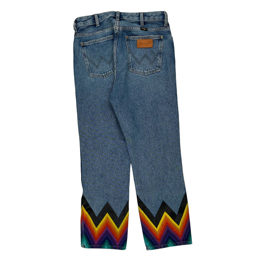 Wrangler Jeans - 28W UK 8 Blue Cotton