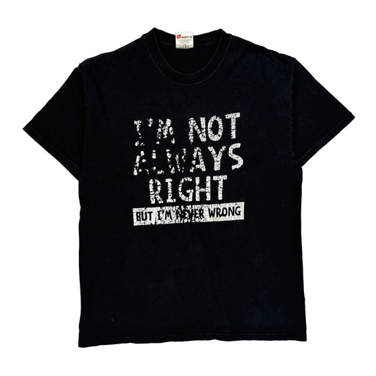 Chase Authentics T-Shirt - Large Black Cotton