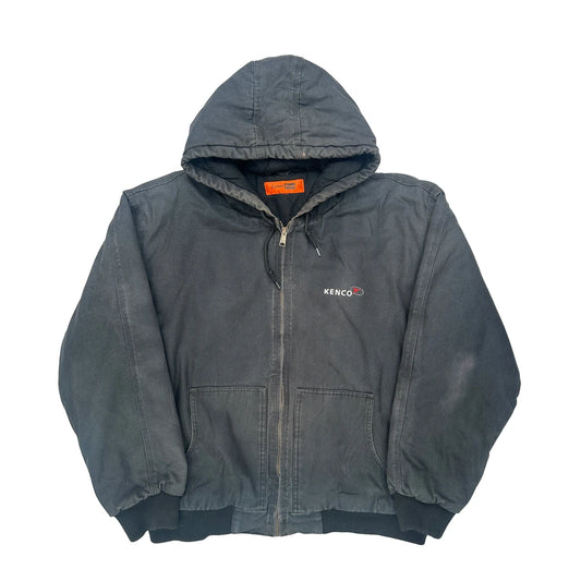 Vintage Corner Stone Jacket - XL Black Cotton