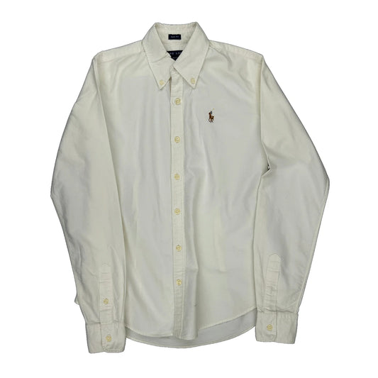 Ralph Lauren Slim Fit Shirt - XS Cream Cotton