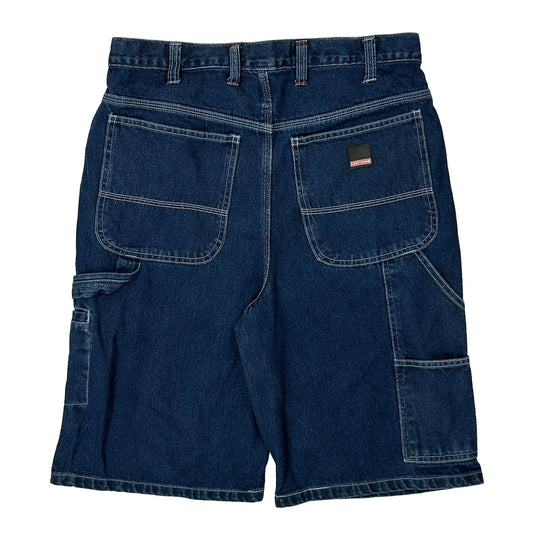 Vintage Unbranded Denim Shorts - 32W 11L Blue Cotton