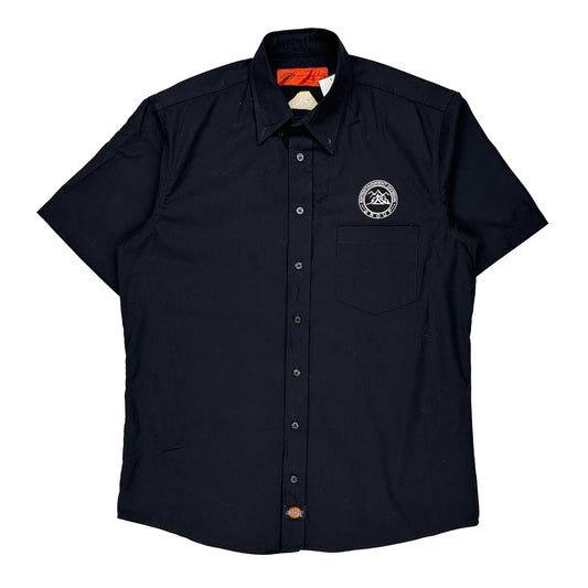 Mountain Dickies Short Sleeve Shirt - Large Black Polyester Blend