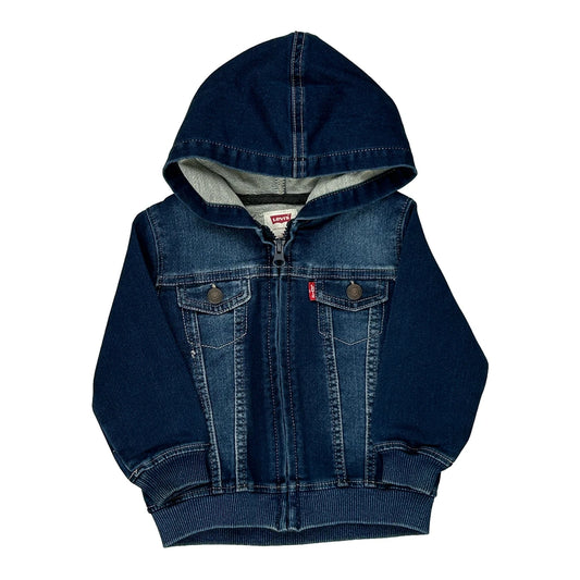 Age 18 Months Levis Hoodie - 2XS Blue Cotton