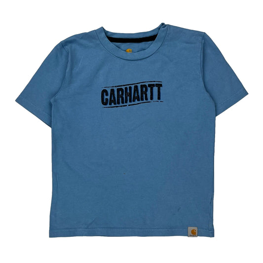 Age 6 Carhartt T-Shirt - Small Blue Cotton