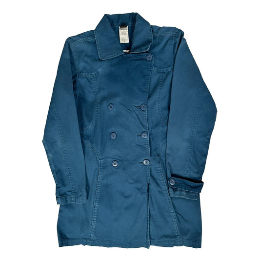 Patagonia Trench Coat - Medium Blue Cotton