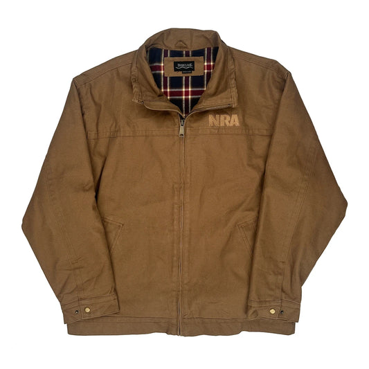 Vintage Burks Bay Jacket - XL Brown Cotton