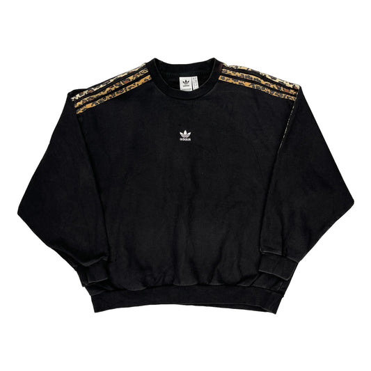 Adidas Sweatshirt - Small Black Cotton