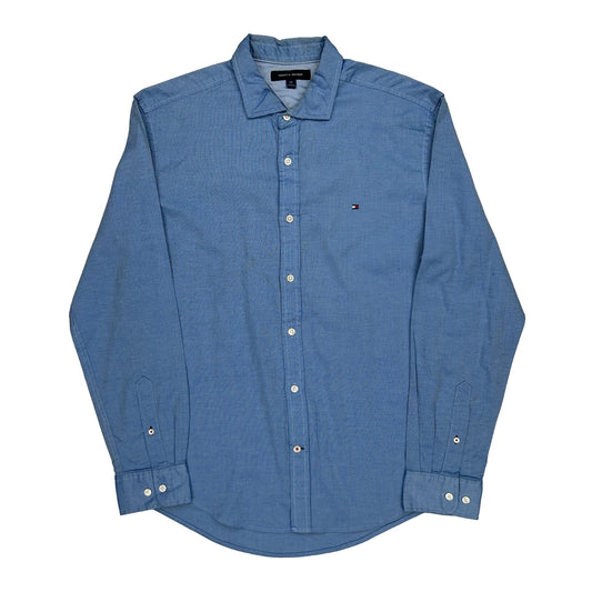 Tommy Hilfiger Shirt - Large Blue Cotton