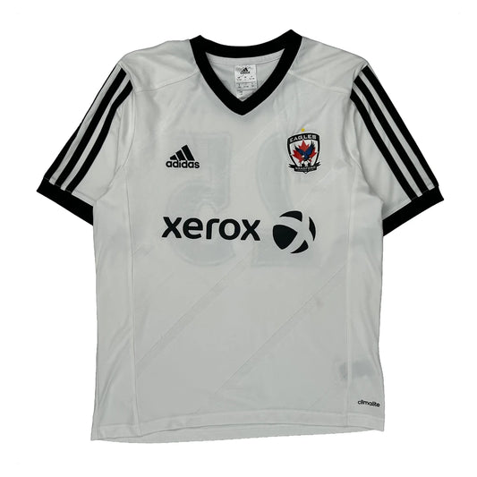 Age 13-14 Adidas Eagles Football Shirt - Large White Polyester