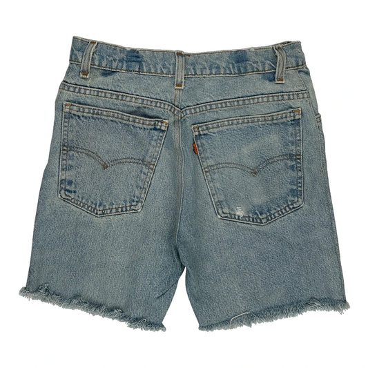 Levis Denim Shorts - 27W UK 8 Light Wash Denim