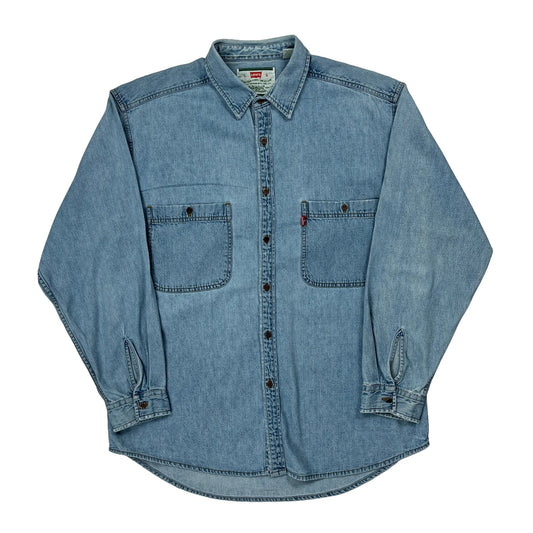 Levis Denim Shirt - Large Blue Denim