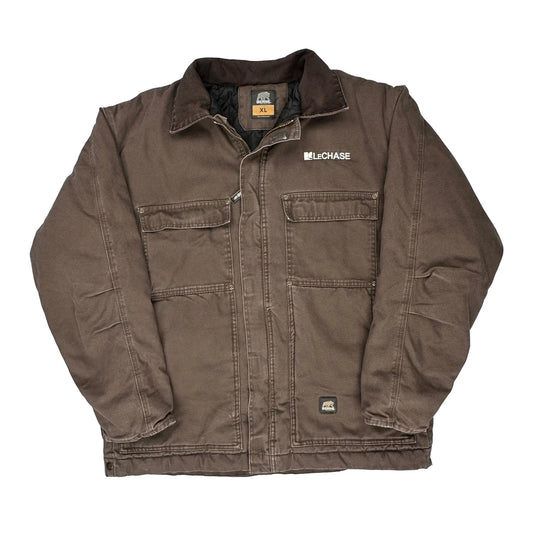 Vintage Berne Jacket - XL Brown Cotton