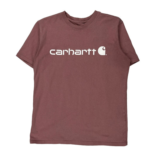 Original Fit Carhartt T-Shirt - Medium Burgundy Cotton